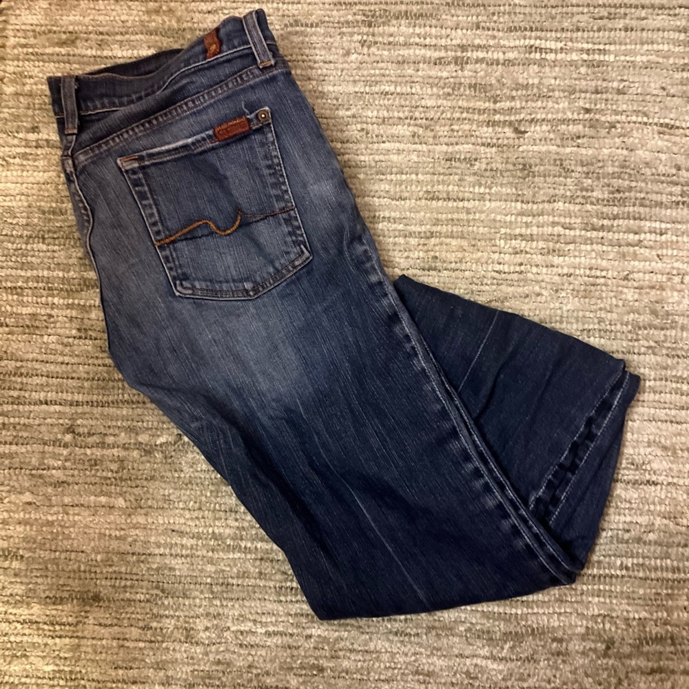 Seven7 For All Mankind Blue Denim Jeans